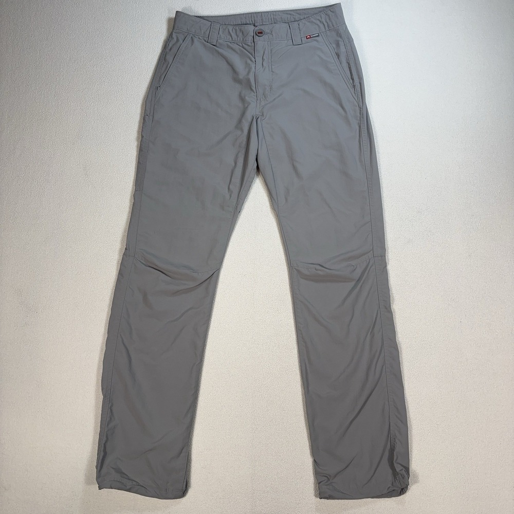 Simms Superlight Pants Men's 30R (30x31) Drawstring Fishing Outdoor Hem Drawcord